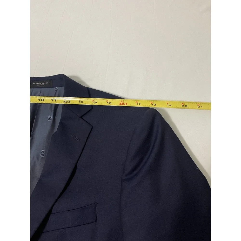 JOHN VARVATOS Bedford‎ Wool Blend Blazer 40R Navy Sport Coat 2 Button
